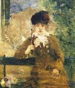 Berthe Morisot Dame a L ombrelle France oil painting artist